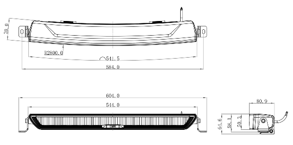 LED BAR OZZ XB1 P20"