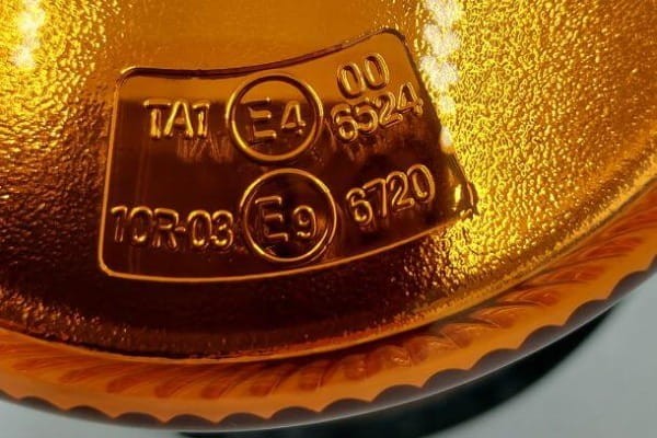 Kogut wysoki Led SKYLED pomaranczowy klosz