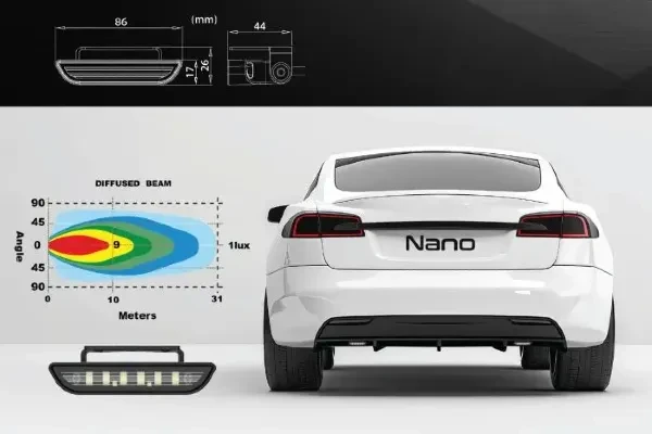 Światło cofania LEDSON Nano o mocy 30W