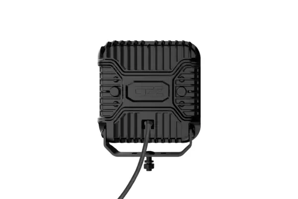 Reflektor dalekosiężny czarny OZZ SQR 9″+ ostrzegawcze