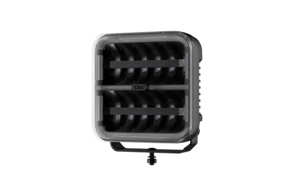 Reflektor dalekosiężny czarny OZZ SQR 9″+ ostrzegawcze