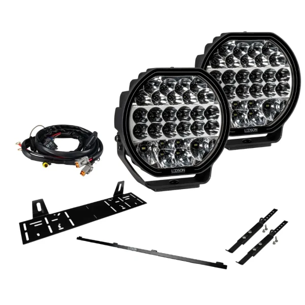 Ledson Sledge9 Unity zestaw lamp dalekosiężnych LED 9 cali 2 sztuki