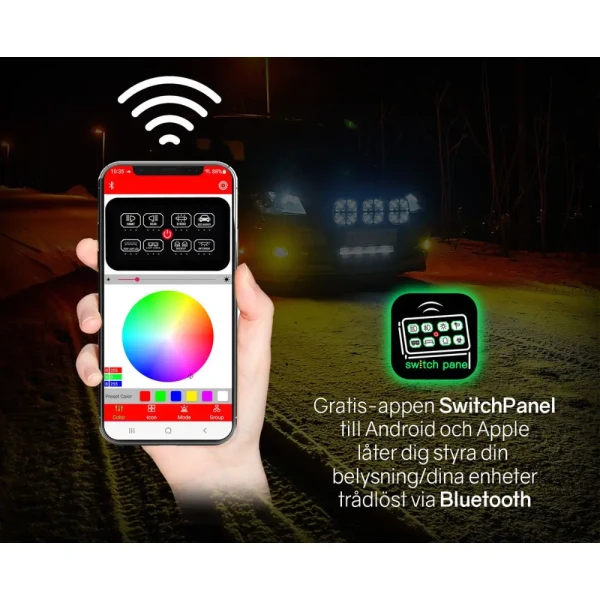 Ledson Commander8 Gen2 z pilotem RGB i sterowaniem przez aplikację