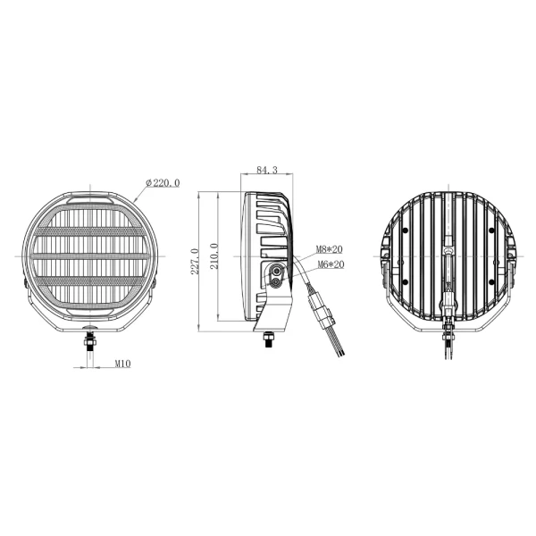 OZZ XR3 P9 Arctic Edition z dynamicznym światłem pozycyjnym białym i bursztynowym