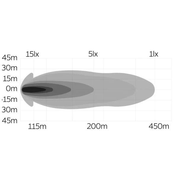 Reflektor pomocniczy LED OZZ SQR 5" do montażu w ciasnych przestrzeniach