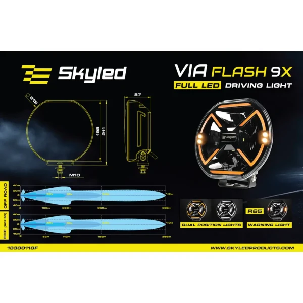SKYLED VIA Flash 9X