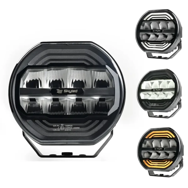 reflektor dalekosiężny SKYLED Galax 9X LED 9 cali przód
