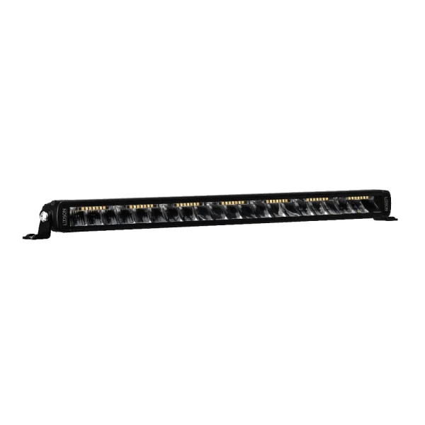 LEDSON Phoenix+ 20" – LED bar 522 mm ze stroboskopem R65 i światłem pozycyjnym, czarna aluminiowa obudowa, widok z boku