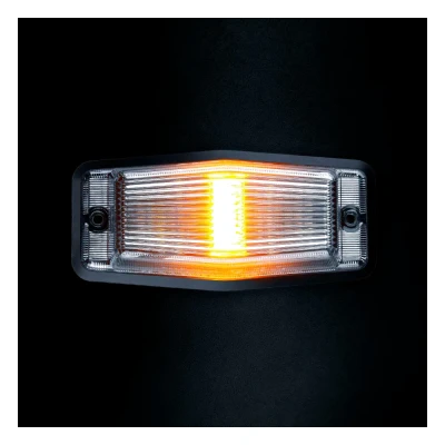 850458-studio-12-warning: Lampa STRANDS IZE LED Silver Arrow Double Burner Duo – błysk światła ostrzegawczego, widok z przodu