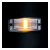 850458-studio-12-warning: Lampa STRANDS IZE LED Silver Arrow Double Burner Duo – błysk światła ostrzegawczego, widok z przodu
