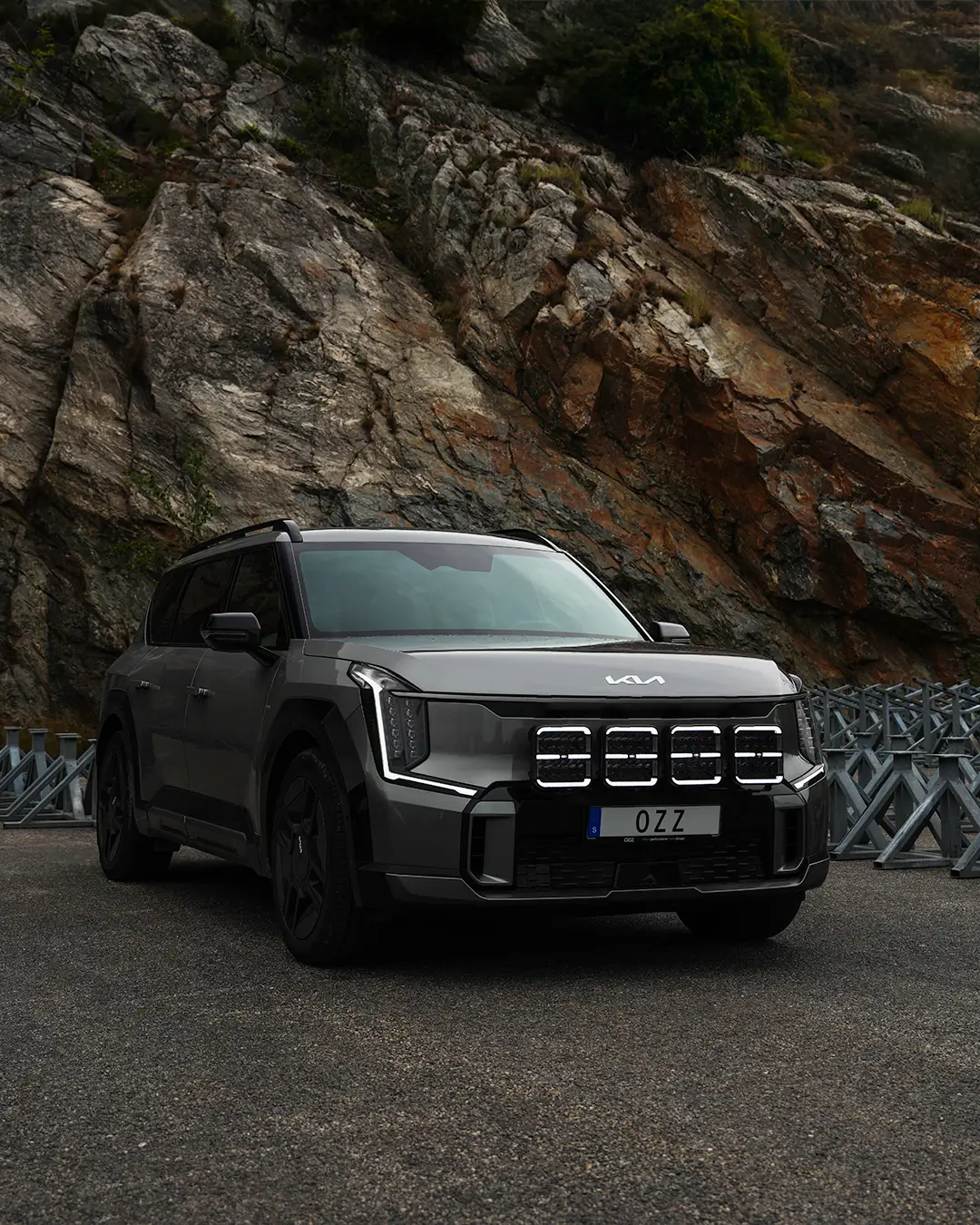 SQR 7" na samochodzie KIA offroad