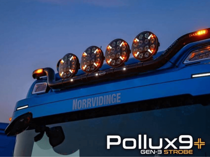 Pollux9+ Gen3 LED LEDSON reflektor dalekosiężny stroboskop -  wizualizacja