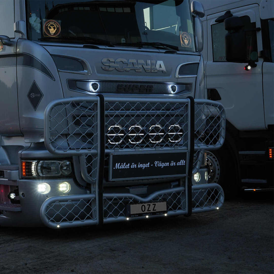 OZZ XR2 P9" LED Lampa drogowa dalekosiężna - wizualizacja